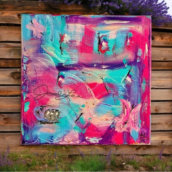 Original Abstract Butterfly 🦋 Painting - Picture 2 of 4